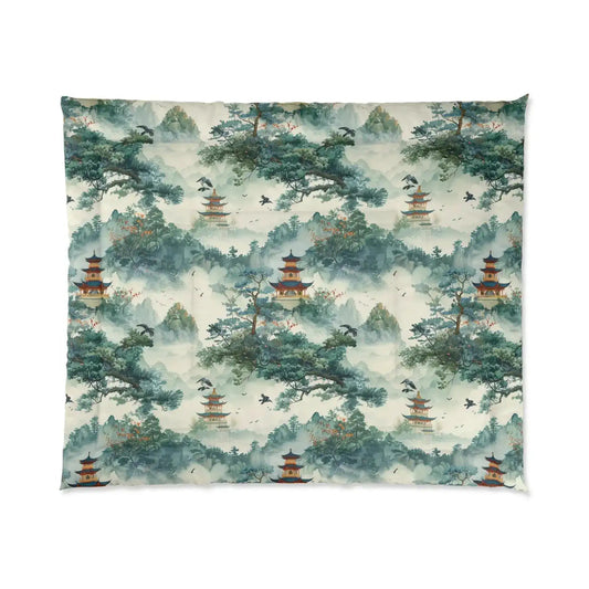 Celestial Harmony Pagoda Comforter