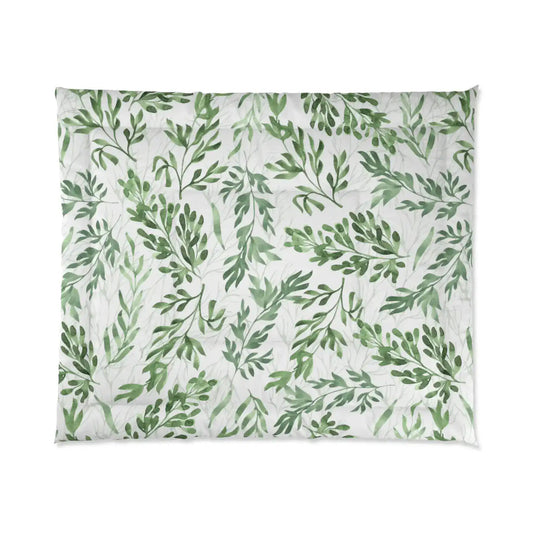 Green Foliage Comforter