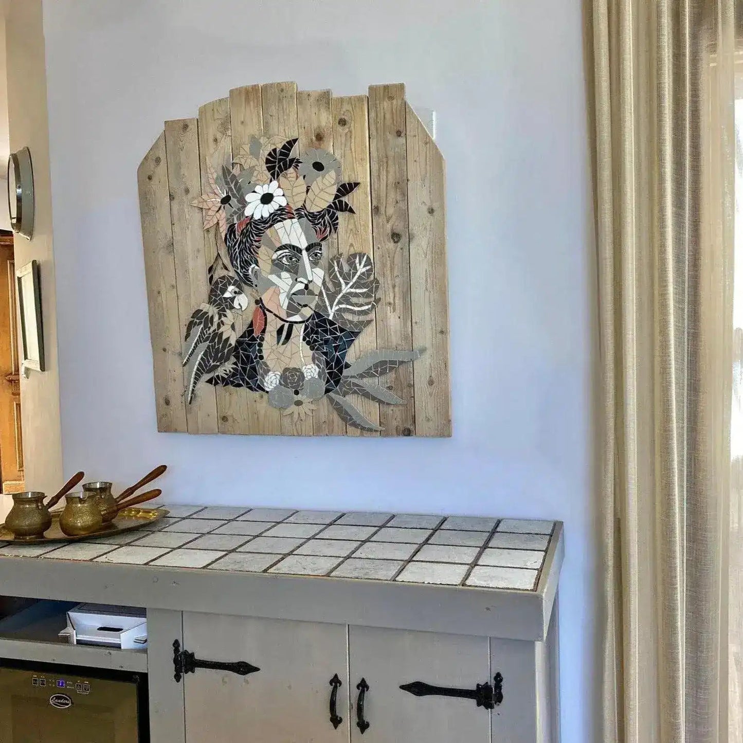 Frida Kahlo Mosaic Wall Art
